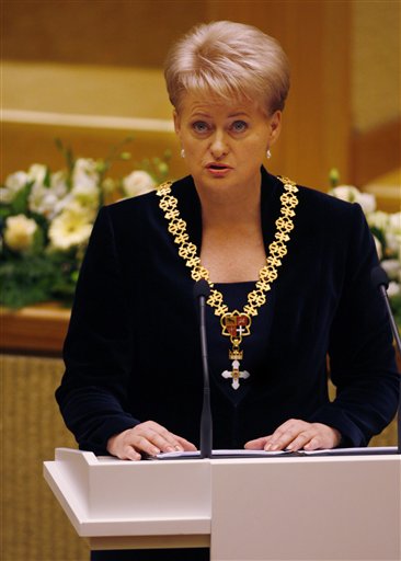Dalia Grybauskaitė, presidente lituano